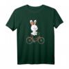 Niedlicher Hase auf Fahrrad - Hasenliebhaber T-Shirt für Radfahrer & Ostern, Witziges Kaninchen Fahrradbekleidung
