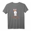 Niedlicher Hase auf Fahrrad - Hasenliebhaber T-Shirt für Radfahrer & Ostern, Witziges Kaninchen Fahrradbekleidung