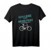 Lustiges Fahrrad T-Shirt für Männer - 'Ich liebe meine Frau' Radfahrer Geschenk für Valentinstag, Vatertag & Geburtstag