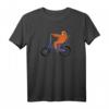Faultier Mit 60er 70er Bonanza Fahrrad T-Shirt - Retro Vintage Geschenk für Radfahrer, Geburtstagsgeschenk für Fans der 60er und 70er
