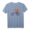 Faultier Mit 60er 70er Bonanza Fahrrad T-Shirt - Retro Vintage Geschenk für Radfahrer, Geburtstagsgeschenk für Fans der 60er und 70er