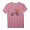 Faultier Mit 60er 70er Bonanza Fahrrad T-Shirt - Retro Vintage Geschenk für Radfahrer, Geburtstagsgeschenk für Fans der 60er und 70er
