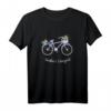 Martha's Vineyard Insel Floral Fahrrad T-Shirt – Perfekt für Strand- und Sommerurlaub, Fahrradfahrer und Insel-Liebhaber