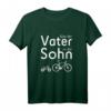 „Wie der Vater so der Sohn“ Fahrrad und Laufrad T-Shirt – Perfektes Geschenk für Radfahrer-Väter & Kinder