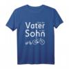 „Wie der Vater so der Sohn“ Fahrrad und Laufrad T-Shirt – Perfektes Geschenk für Radfahrer-Väter & Kinder