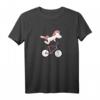 Kunstrad Einhorn T-Shirt für Damen - Fahrrad Rad Design, Geschenkidee für Kunstradfahrerinnen und Radliebhaberinnen