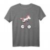 Kunstrad Einhorn T-Shirt für Damen - Fahrrad Rad Design, Geschenkidee für Kunstradfahrerinnen und Radliebhaberinnen
