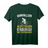 Lustiges Radfahrer Spruch T-Shirt - Aufstehen Helm richten Fahrrad Motiv für Mountainbike und Rennrad Liebhaber