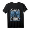Endlich Rentner - Zeit fürs E-Bike Fahrrad Design T-Shirt – Perfekt für Radfahrende Rentner im Ruhestand