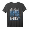 Endlich Rentner - Zeit fürs E-Bike Fahrrad Design T-Shirt – Perfekt für Radfahrende Rentner im Ruhestand