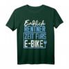 Endlich Rentner - Zeit fürs E-Bike Fahrrad Design T-Shirt – Perfekt für Radfahrende Rentner im Ruhestand