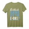 Endlich Rentner - Zeit fürs E-Bike Fahrrad Design T-Shirt – Perfekt für Radfahrende Rentner im Ruhestand