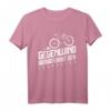 Gegenwind Formt Den Charakter Fahrradfahrer T-Shirt – Lustiges Geschenk für Mountainbiker, Rennradfahrer & BMX-Fans