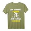 Downhill T-Shirt mit Fahrrad Spruch – Lustiges Mountainbike Motiv, Perfektes Geschenk für Radfahrer, Männer, Frauen & Kinder