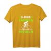 E-Bike Lächeln statt Hecheln T-Shirt – Lustiges Fahrrad T-Shirt für E-Bike Fahrer, Mountainbiker & Geschenkideen für Fahrradliebhaber