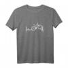 Mountainbike Herzschlag MTB Fahrrad Geschenk T-Shirt – Perfektes Geschenk für Radsportler & Cross Country Fans