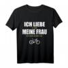 Ich Liebe Meine Frau Wenn Sie Mich Rad Fahren Lässt Fahrrad T-Shirt – Lustiges Geschenk für Radfahrer & Partner, Perfekt für Geburtstage & Weihnachten