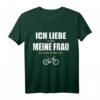 Ich Liebe Meine Frau Wenn Sie Mich Rad Fahren Lässt Fahrrad T-Shirt – Lustiges Geschenk für Radfahrer & Partner, Perfekt für Geburtstage & Weihnachten