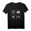 Lustiges Männertagsgeschenk für Männer - Fahrrad & Grill T-Shirt für Vatertag, Herrentag & Geburtstagsfeier