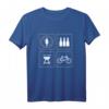 Lustiges Männertagsgeschenk für Männer - Fahrrad & Grill T-Shirt für Vatertag, Herrentag & Geburtstagsfeier