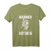 Herren Fahrrad T-Shirt mit Spruch 'Echte Männer brauchen keine Motoren' – Lustiges Geschenk für Radfahrer, Väter & Opas zum Vatertag, Geburtstag, Ostern & Weihnachten