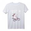 Kinder Geburtstag T-Shirt für Mädchen 11 Jahre mit Sternen, Fahrrad & Einhorn – Perfekt für Party, Kindergarten & Spielplatz