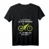 Damen E-Bike Ich habe Dich Überholt T-Shirt mit V-Ausschnitt – Lustiges Fahrrad Spruch Geschenk für Biker & Radsportfans