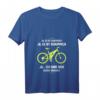 Damen E-Bike Ich habe Dich Überholt T-Shirt mit V-Ausschnitt – Lustiges Fahrrad Spruch Geschenk für Biker & Radsportfans