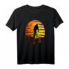 Trendiges Fahrrad-Sonnenuntergang T-Shirt für Radfahrer und Triathleten – Das perfekte Geschenk für Fahrradliebhaber