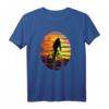 Trendiges Fahrrad-Sonnenuntergang T-Shirt für Radfahrer und Triathleten – Das perfekte Geschenk für Fahrradliebhaber
