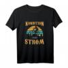 Kondition statt Strom - Lustiges Fahrrad T-Shirt für Radfahrer, Mountainbike, Rennrad & mehr, ideales Geschenk für Sportbegeisterte
