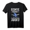 Lustiger Radfahrer Spruch Männer T-Shirt - Kein Akku Fahrrad Motiv für Radsportliebhaber, Mountainbike & Rennrad Fans