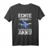 Lustiger Radfahrer Spruch Männer T-Shirt - Kein Akku Fahrrad Motiv für Radsportliebhaber, Mountainbike & Rennrad Fans