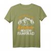 Herren Unterschätze niemals einen Rentner mit einem Fahrrad - Fahrrad T-Shirt als Geschenk zum Geburtstag, Ruhestand & Weihnachten für Radfahrer und Rentner