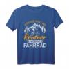 Herren Unterschätze niemals einen Rentner mit einem Fahrrad - Fahrrad T-Shirt als Geschenk zum Geburtstag, Ruhestand & Weihnachten für Radfahrer und Rentner
