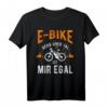 E-Bike Fahrrad T-Shirt mit lustigem Spruch - Das perfekte Geschenk für E-Biker, Mountainbike- und Elektrofahrradliebhaber