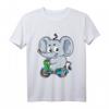 Kinder Elefant auf Fahrrad T-Shirt - Lustiges Cartoon Comic Geschenk für Jungen und Mädchen