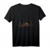 Geschenk für Radfahrer Herzlinie Fahrrad T-Shirt – Perfekt für Biker, Männer, Frauen, Kinder zu Weihnachten, Geburtstag oder als Fahrradliebhaber-Design