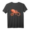Lustiges Fahrrad-T-Shirt mit Octopus – Originelles Tiermotiv für Geburtstag, Weihnachten & besondere Anlässe