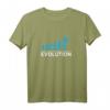 Greifvogel Falken Evolution Falkner T-Shirt - Klassische Falknerei Bekleidung für Männer und Frauen mit Falken-Design