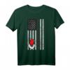Falkner T-Shirt: USA Football Red Bird – Sportliches T-Shirt mit Falkenmotiv für Football- und Naturfans