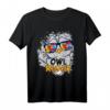 Eulen Uhu Owl Cartoon T-Shirt für Tierfans - Vintage Design, lustiges Eulen Motiv, perfekt für Nachtaktive und Comic-Liebhaber