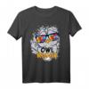 Eulen Uhu Owl Cartoon T-Shirt für Tierfans - Vintage Design, lustiges Eulen Motiv, perfekt für Nachtaktive und Comic-Liebhaber