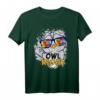 Eulen Uhu Owl Cartoon T-Shirt für Tierfans - Vintage Design, lustiges Eulen Motiv, perfekt für Nachtaktive und Comic-Liebhaber