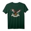 Falke mit Vintage Banner - Falkner T-Shirt für Greifvogel-Liebhaber und Falknerei-Fans, ideales Geschenk für Vogelliebhaber