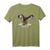 Falke mit Vintage Banner - Falkner T-Shirt für Greifvogel-Liebhaber und Falknerei-Fans, ideales Geschenk für Vogelliebhaber