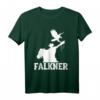 Falkner Falknerei Beizjagd T-Shirt mit Greifvogel - Für Jäger, Falkner und Naturbegeisterte