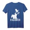 Falkner Falknerei Beizjagd T-Shirt mit Greifvogel - Für Jäger, Falkner und Naturbegeisterte