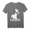 Falkner Falknerei Beizjagd T-Shirt mit Greifvogel - Für Jäger, Falkner und Naturbegeisterte