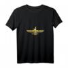 Damen Faravahar Zarathustra Symbol T-Shirt mit V-Ausschnitt – Spirituelles iranisches Design, Geschenkidee für Kultur- und Spiritualliebhaber